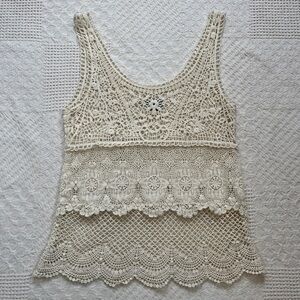 American Eagle Outfitters Crochet Tank Top